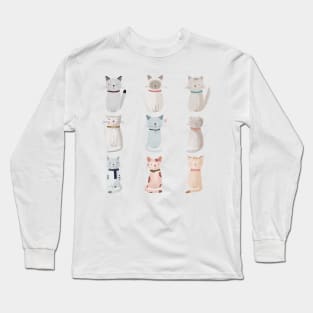 Cat Family Long Sleeve T-Shirt